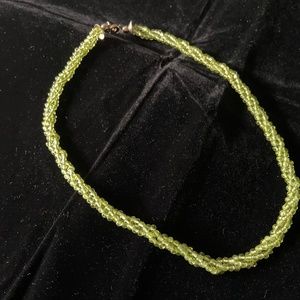 Peridot Rope Necklace